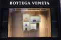 BOTTEGA VENETA store window and brand sign