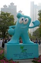 Shanghai, China: A statue of Haibao, the mascot of the Shanghai World Expo 2010