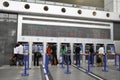 Shanghai china: the train station ticket office