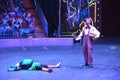 Shanghai circus clown show Royalty Free Stock Photo