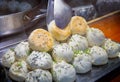 Shanghai - Dumpling, hot eating Royalty Free Stock Photo