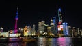 Shanghai, night, miracle of technology, lights at night, illuminated buildings, love, travel, Asia