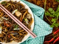 Shanghai Fried Beef and Udon Noodles