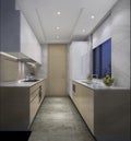 Shanghai high-grade concise style of Chinese style kitchen in the apartment