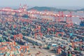 Yangshan port in Shanghai