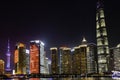 Shanghai Lujiazui building night view