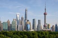 Shanghai Lujiazui commercial and financial center Royalty Free Stock Photo