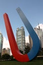 Shanghai magnet monument Royalty Free Stock Photo