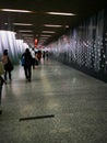 Shanghai Metro transfer tunnel near Hanzhong road station