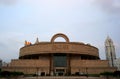 Shanghai Museum on a cloudy day Royalty Free Stock Photo