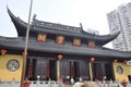 Shanghai, 2nd may: The Jade Buddha Temple main building from Shanghai