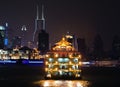 Shanghai at night. Royalty Free Stock Photo