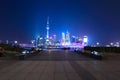 Shanghai at night Royalty Free Stock Photo