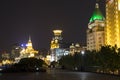 Shanghai night background