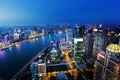 Shanghai night view, China Royalty Free Stock Photo