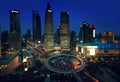 Shanghai night view, China Royalty Free Stock Photo