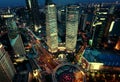 Shanghai night view, China Royalty Free Stock Photo