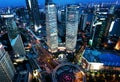 Shanghai night view, China Royalty Free Stock Photo