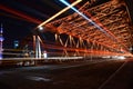 Shanghai night view of the Garden Bridge Royalty Free Stock Photo