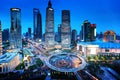 Shanghai night view Royalty Free Stock Photo