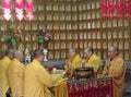 SHANGHAI - NOV. 18.2013: Buddhist monks