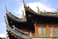 Shanghai Old Town Roof Top Yuyuan Garden, Yu Yuan Park Royalty Free Stock Photo