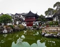 Shanghai old town. Yuyuan gardens. Shanghai, China.