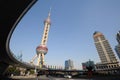 Shanghai oriental pearl tv tower Royalty Free Stock Photo