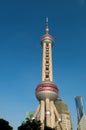 Shanghai Pearl Tower Royalty Free Stock Photo