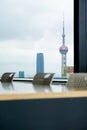 Shanghai Pearl Tower Isolated Chinese Megacity Icon Bund Architecture