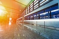 Shanghai pudong airport terminal, the inside of the service area Royalty Free Stock Photo