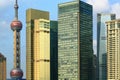 Shanghai pudong lujiazui High-rise buildings Royalty Free Stock Photo