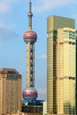 Shanghai pudong lujiazui High-rise buildings Royalty Free Stock Photo