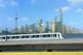 Shanghai Rail transit train Royalty Free Stock Photo