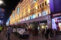 Shanghai shopping street Nanjing Road .