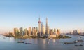 Shanghai skyline at dusk Royalty Free Stock Photo