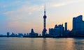 Shanghai skyline at morning