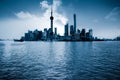 Shanghai skyline panorama Royalty Free Stock Photo