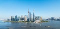 Shanghai skyline panorama Royalty Free Stock Photo