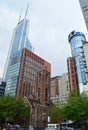 Old and new architecture on Renmin square Shanghai, China 