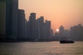 Shanghai at sunrise Royalty Free Stock Photo