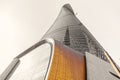 Shanghai tower exterior view is tallest building in China. Royalty Free Stock Photo