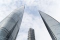Shanghai tower, Jin Mao and Shanghai World Financial Center Royalty Free Stock Photo