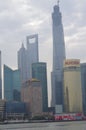 The Shanghai Tower under construction