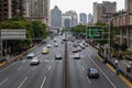 Shanghai traffic on Henan Road during daytime