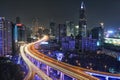 Shanghai Traffic at Night