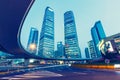 Shanghai Urban landscape and modern architecture Night view Royalty Free Stock Photo