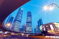 Shanghai Urban landscape and modern architecture Night view Royalty Free Stock Photo