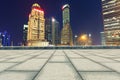 Shanghai Urban landscape and modern architecture Night view Royalty Free Stock Photo