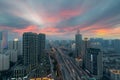 Shanghai Urban Transport, overpasses Royalty Free Stock Photo